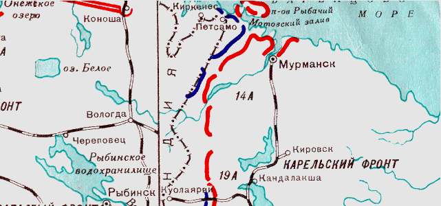 Положеине и группировка войск на советско-германском фронте к лету 1942 года